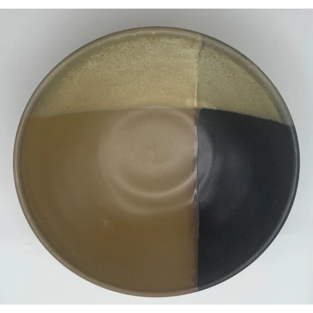 Sango Gold Dust Black 7.5” Cereal Soup Pasta Bowl #5022 Retired